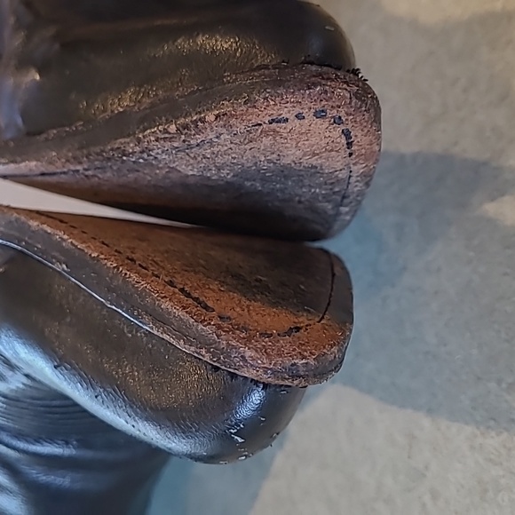 Tony Lama Men's 10.5D Style C 1912 Black Leather Cowboy boots - Picture 13 of 16